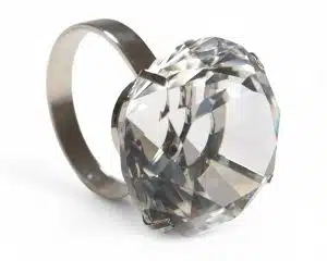 5 cm Kristall-Diamant-Serviettenring