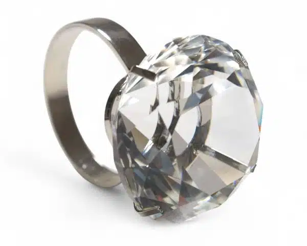 5 cm Kristall-Diamant-Serviettenring