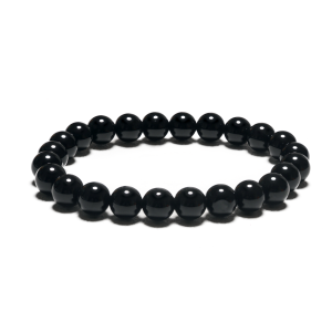 8 mm Edelstein-Armband ohne Geschenkbox – Onyx