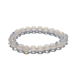 8 mm Edelstein-Armband ohne Geschenkbox – Opal