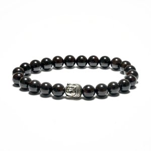 8mm Buddha Armband ohne Box - Granat