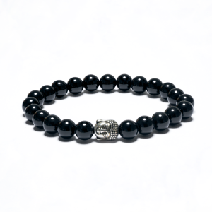 8mm Buddha Armband ohne Box - Onyx