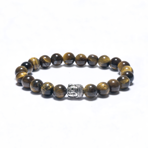 8mm Buddha Armband ohne Box - Tigerauge