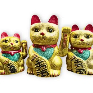 Glückliche Glitzerkatze