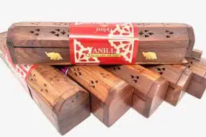 Grohandel - Tulasi Rucherstbchenhalter Geschenkpackung - Vanille (6 Stck)