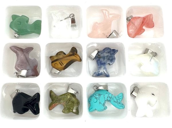 Grohandelsedelstein-Edelstein Elefant Anhnger Set