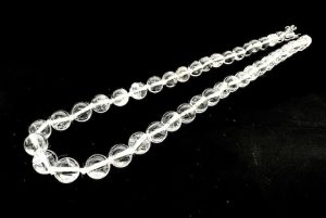 Großhandel – 8 mm Bergkristall-Perlenkette (ohne box)