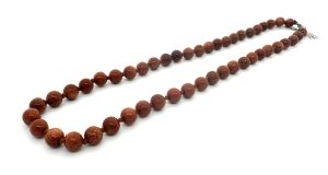 Großhandel – 8 mm Goldestein-Perlenkette (ohne box)