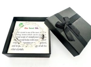 8mm Buddha Bergkristall Armband – Geschenkbox Inklusive