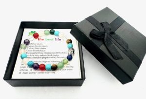 8mm Buddha Mixed Armband – Geschenkbox Inklusive