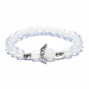 8mm Engelsarmband ohne Box - Opal