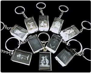 Kristall-Schlüsselanhänger