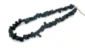 Großhandel 10 mm Einzelschleifen-Edelstein-Chip-Kette – Schwarz Onyx