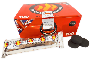 Swift Lite Holzkohle Grohandel - Swift Lite Charcoal 40mm/10 rollen