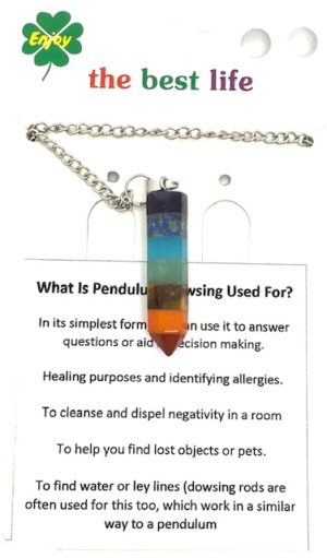 7 Chakra Edelstein-Pendel Pfeiler
