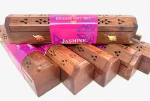 Grohandel - Tulasi Rucherstbchenhalter Geschenkpackung - Jasmin (6Stk.)