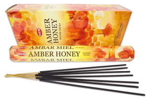 HEM Amber Honey Hexa Räucherstäbchen