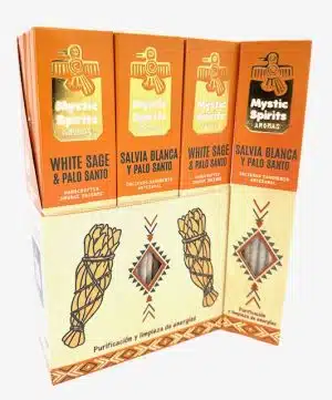 Mystic Spirits Weißer Salbei & Palo Santo – Handgefertigte Räucherstäbchen