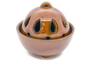 Brauner Keramik-Räucherkegelbrenner