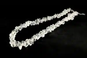 Großhandel 10 mm Einzelschleifen-Edelstein-Chip-Kette – Bergkristall