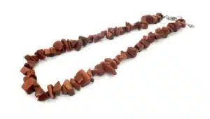 Großhandel 10 mm Einzelschleifen-Edelstein-Chip-Kette – Gold Sandstein