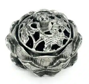 Silber Lotusblume Räucherbrenner – Kegel & Stäbchen