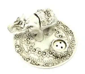 Weißer Elefant-Räucherhalter für Stäbchen